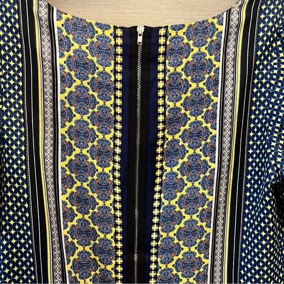 The Limited Morrocan Print Satin Like Feel‎ Shift Dress Medium Like New - Picture 8 of 11